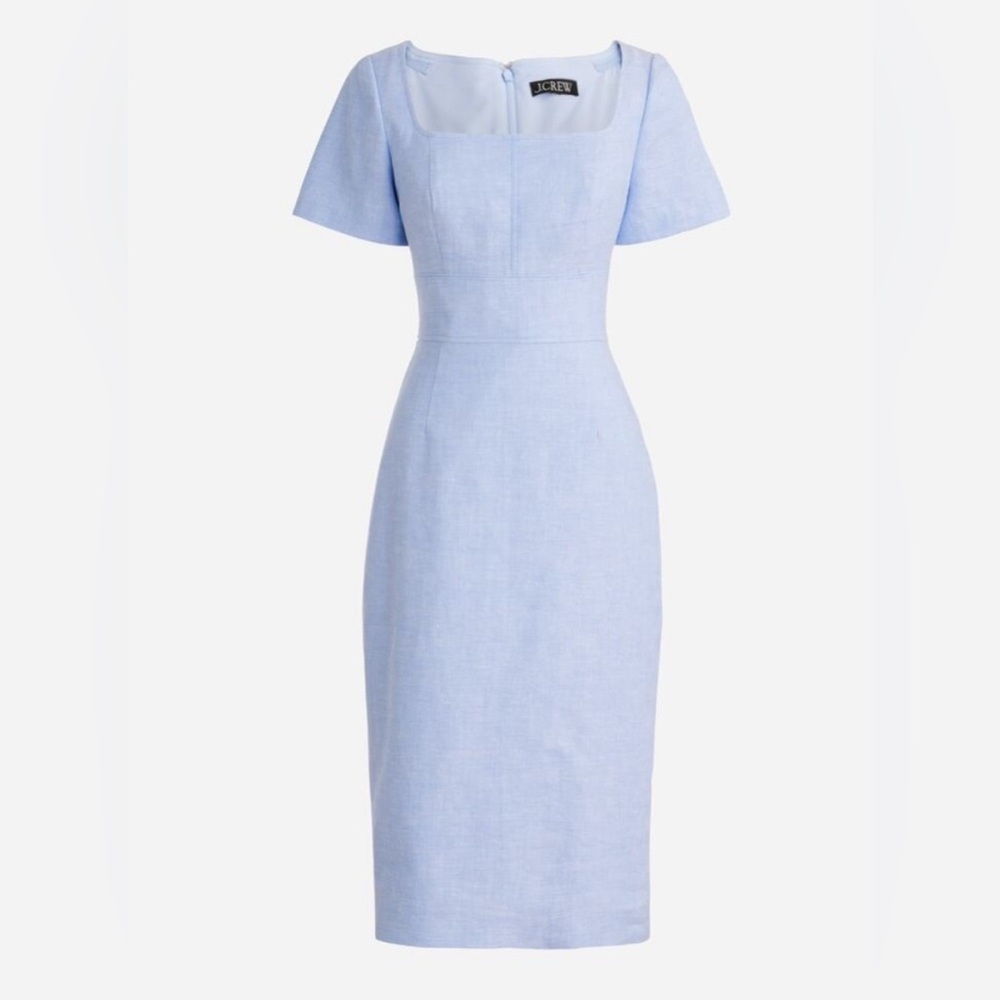 J.Crew Linen Sheath Dress